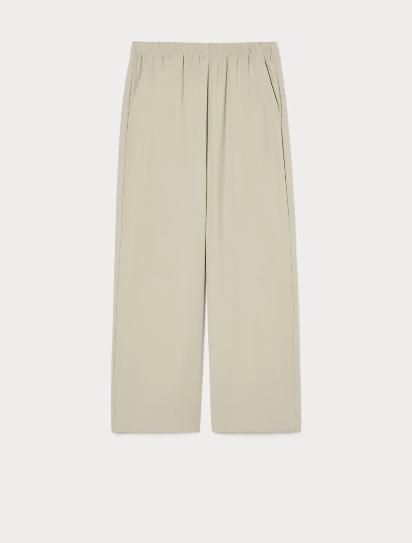 Marina Rinaldi Pantalon en crêpe envers satin BEIGE Clearance