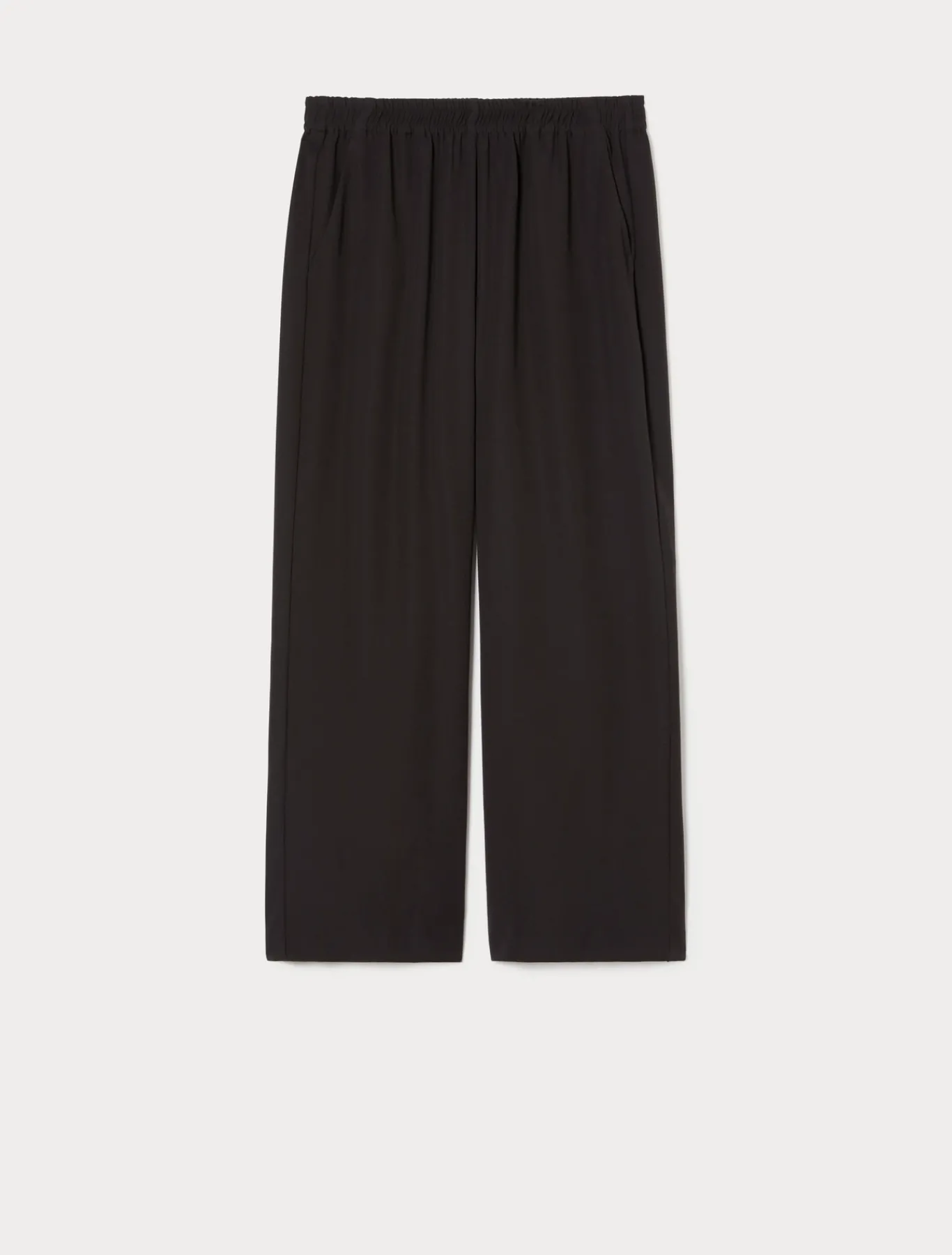 Marina Rinaldi Pantalon en crêpe envers satin NOIR Online