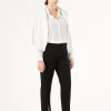 Marina Rinaldi Pantalon en denim de coton stretch NOIR Hot