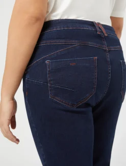 Marina Rinaldi Pantalon en denim de coton stretch BLEUJEANS New