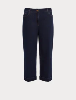 Marina Rinaldi Pantalon en denim de coton stretch BLEUJEANS Outlet