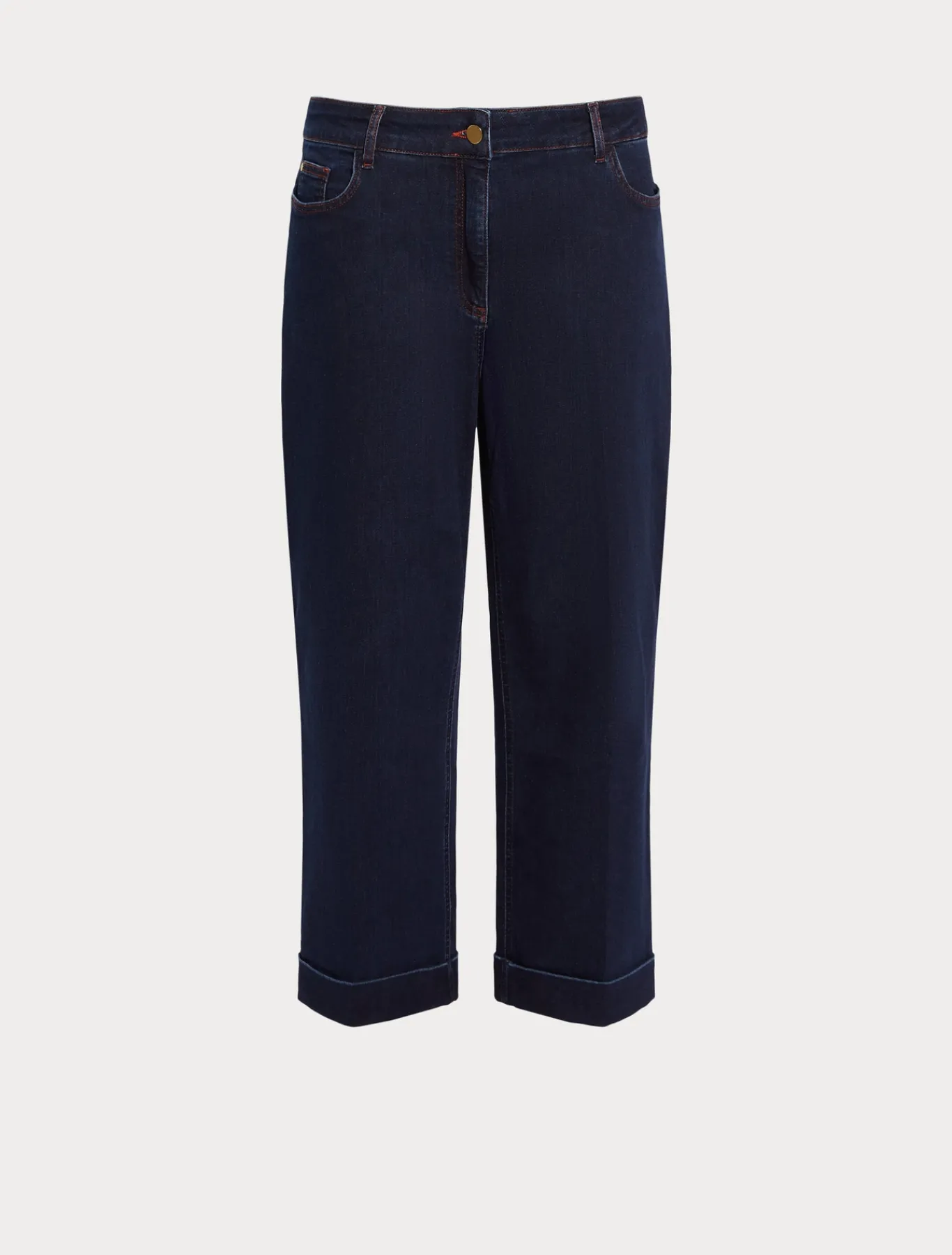 Marina Rinaldi Pantalon en denim de coton stretch BLEUJEANS Outlet
