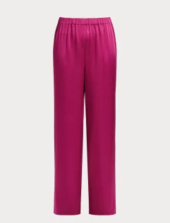Marina Rinaldi Pantalon en envers satin brillant FRAMBOISE Best