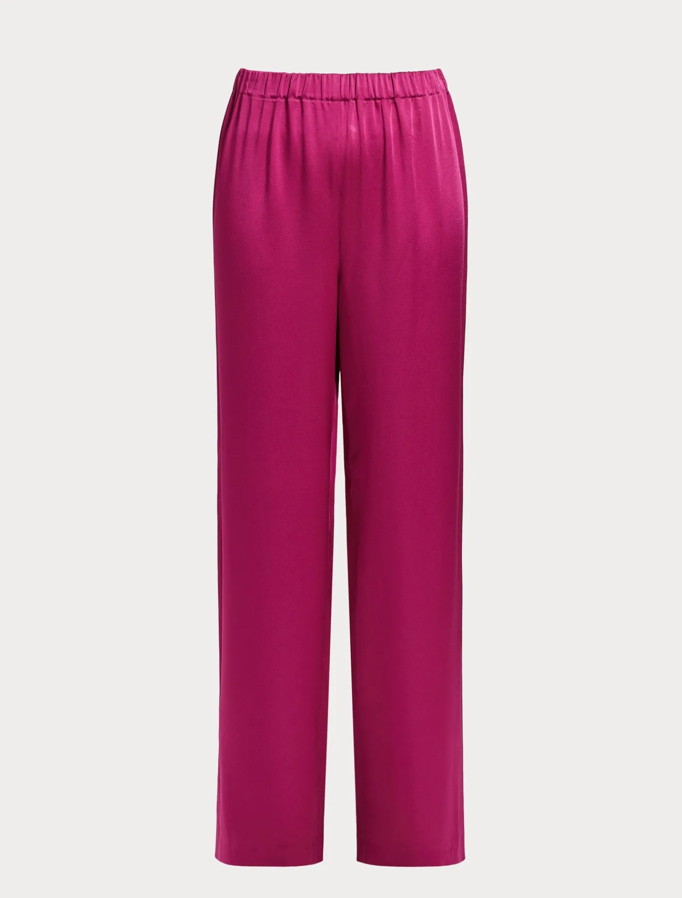 Marina Rinaldi Pantalon en envers satin brillant FRAMBOISE Best