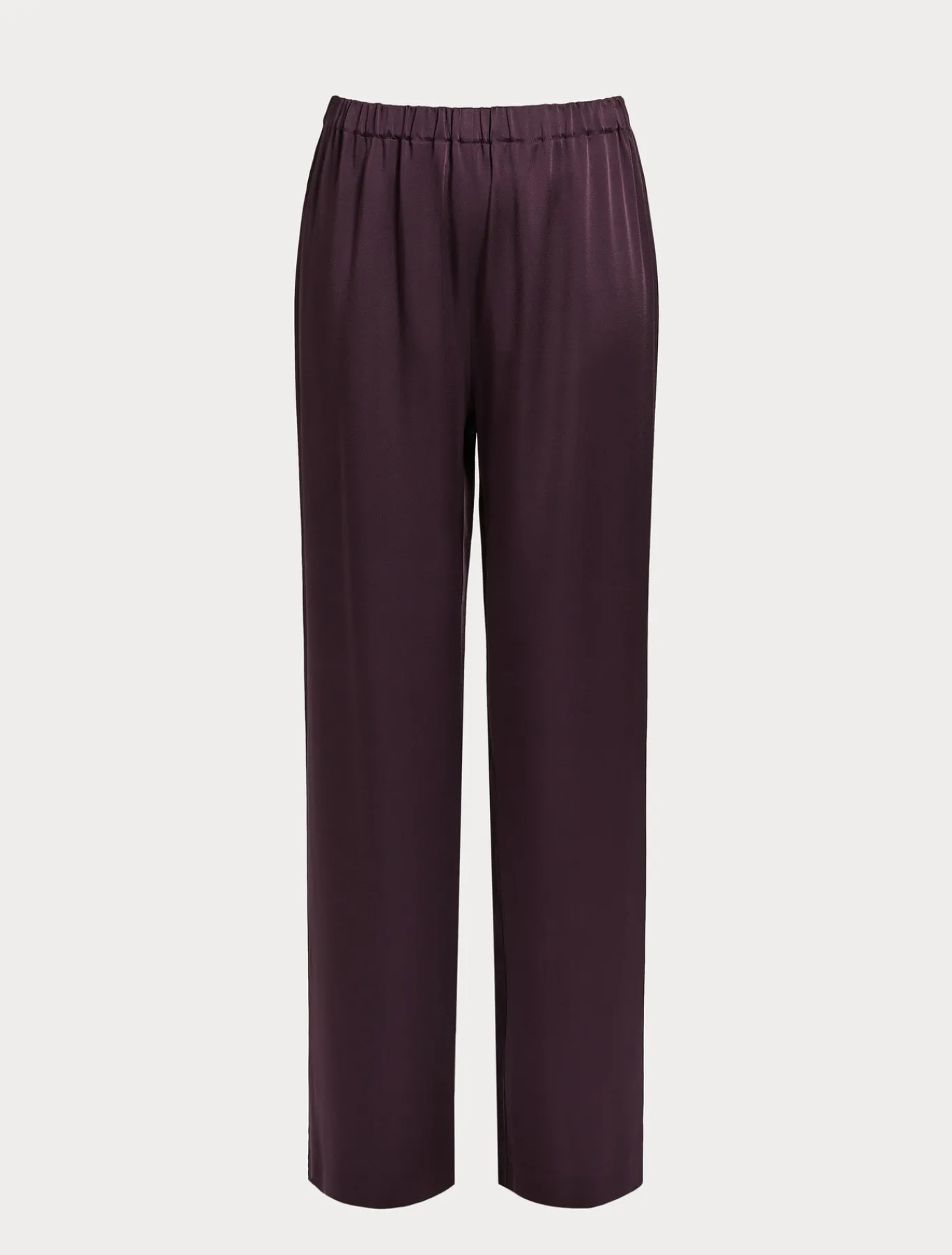 Marina Rinaldi Pantalon en envers satin brillant BORDEAUX Discount