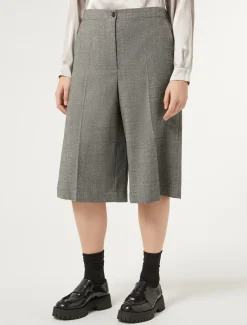 Marina Rinaldi Pantalon en flanelle de laine GRISFONCE Clearance