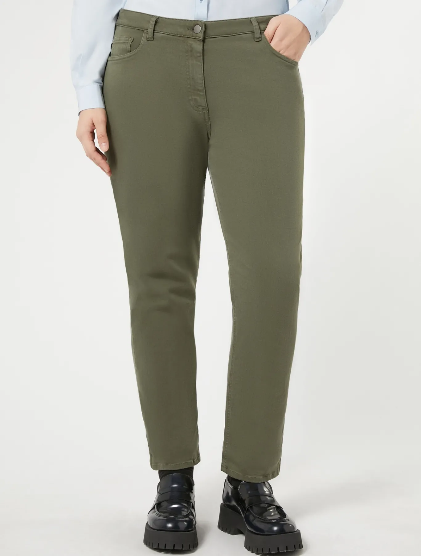 Marina Rinaldi Pantalon en gabardine VERTMOUSSE Hot