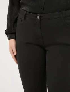 Marina Rinaldi Pantalon en gabardine NOIR Fashion