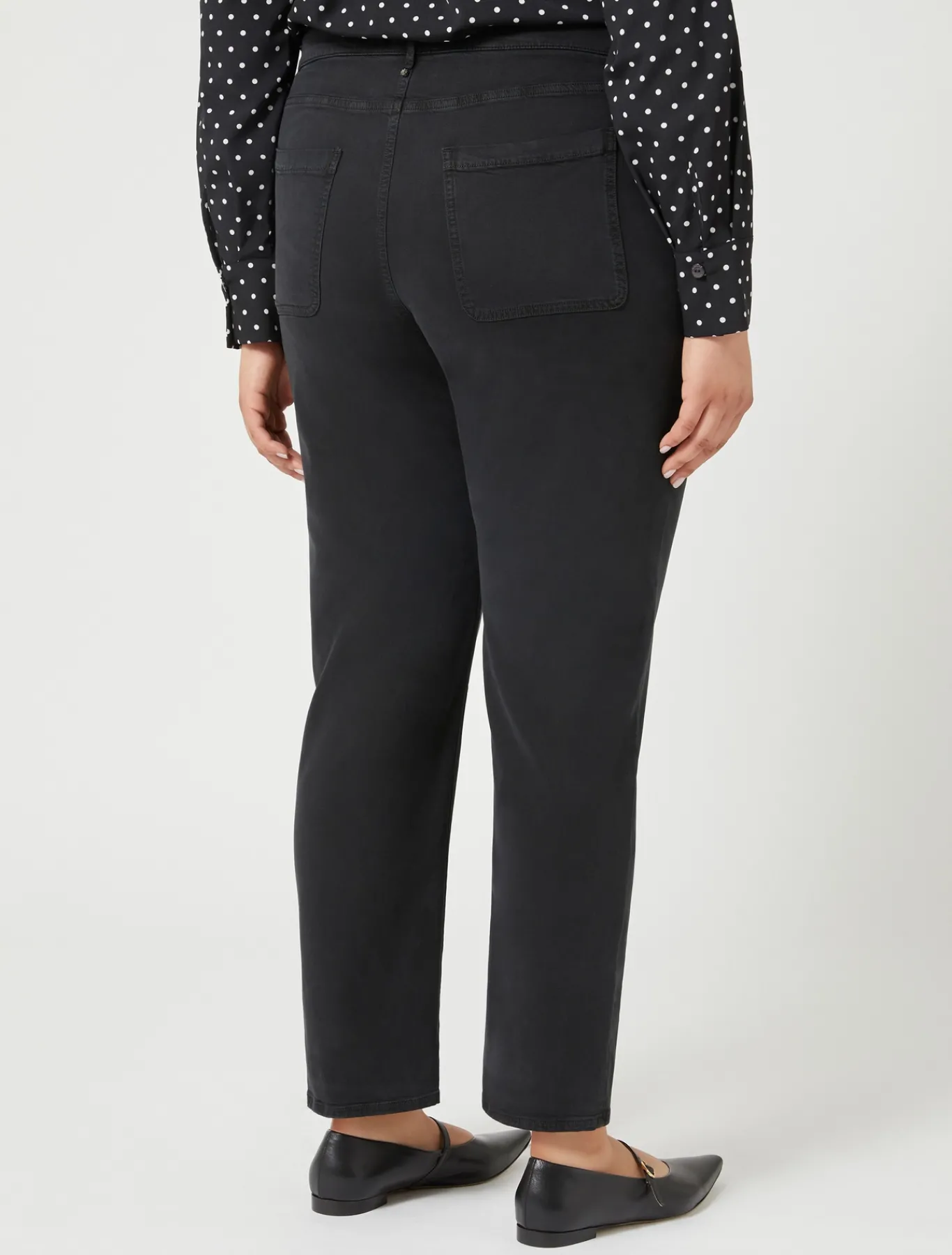 Marina Rinaldi Pantalon en gabardine NOIR Hot