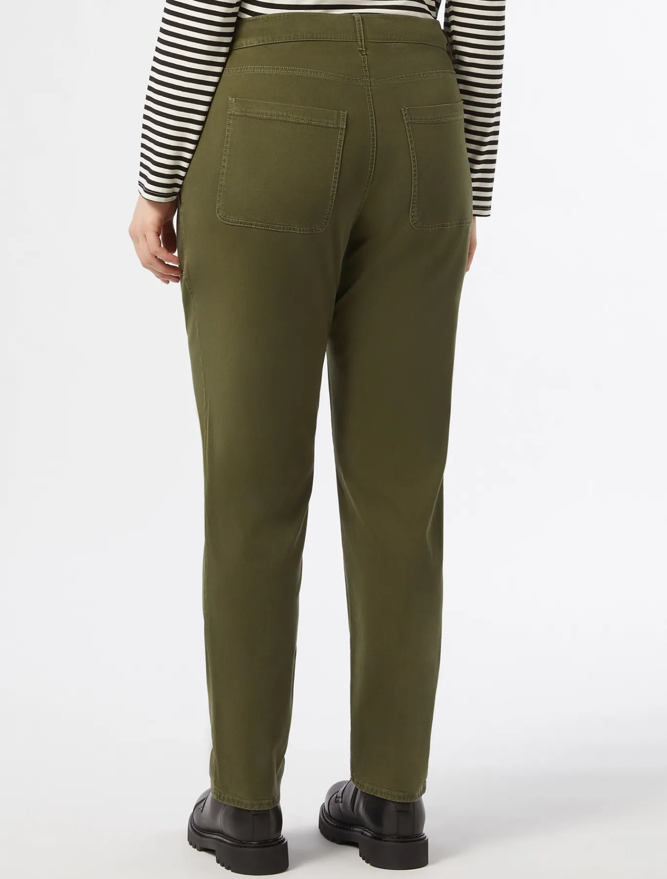 Marina Rinaldi Pantalon en gabardine KAKI Online