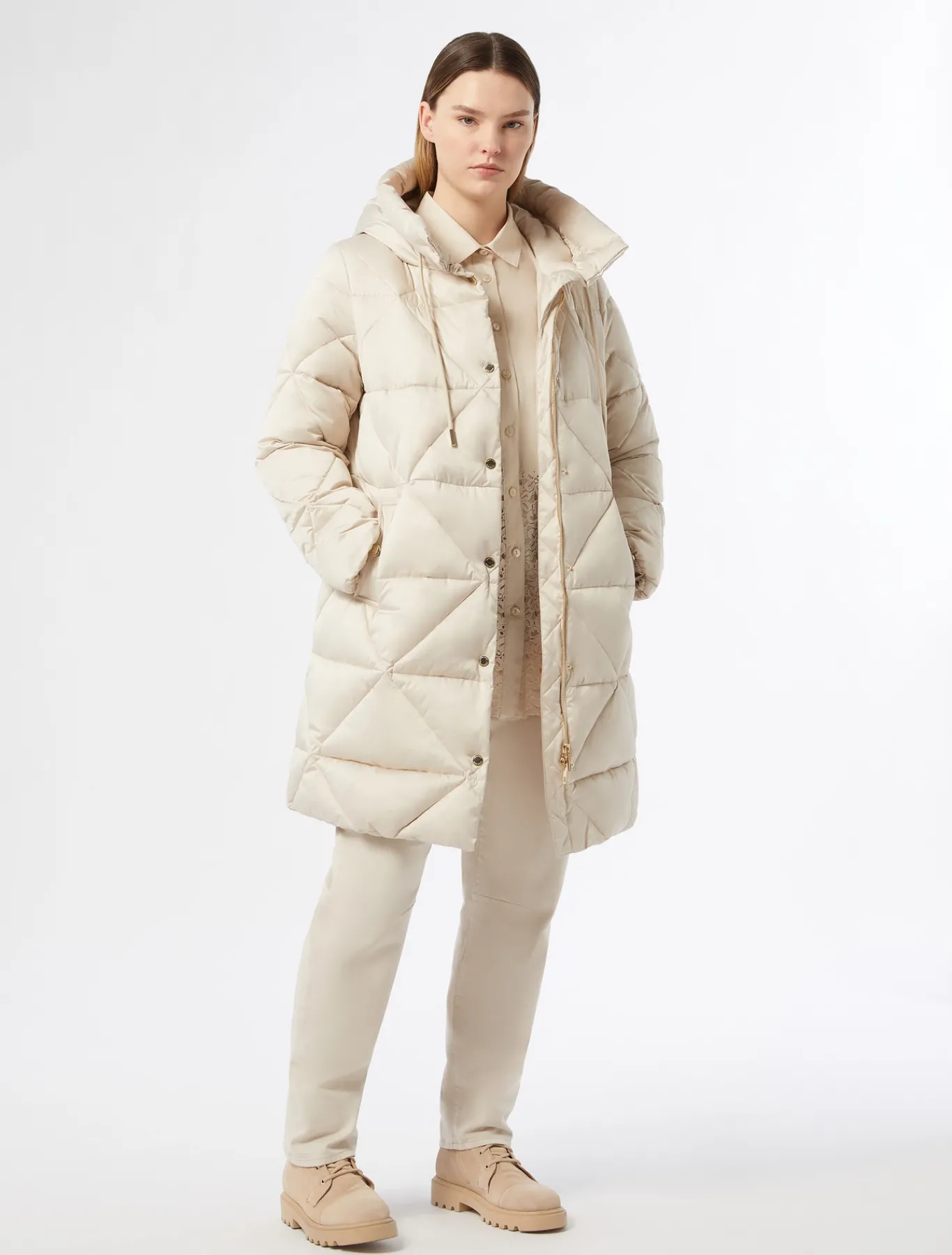 Marina Rinaldi Pantalon en gabardine BEIGE Best