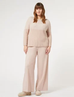 Marina Rinaldi Pantalon en gabardine fluide ROSE Fashion