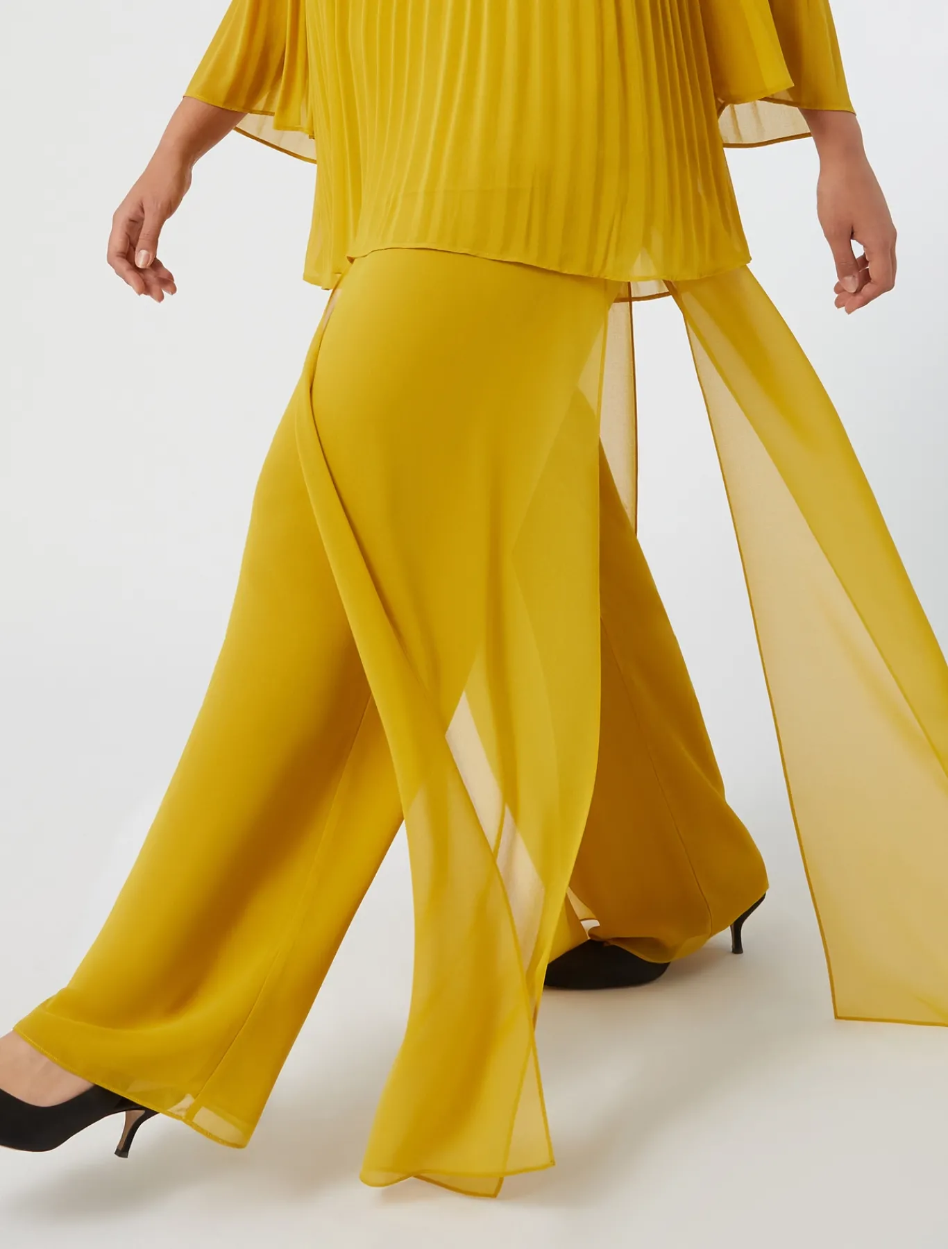 Marina Rinaldi Pantalon en gegette OR Sale