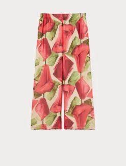 Marina Rinaldi Pantalon en georgette ROSE Best