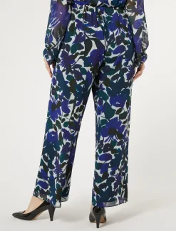 Marina Rinaldi Pantalon en georgette CAFE Best