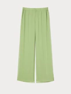 Marina Rinaldi Pantalon en georgette VERTOLIVE Outlet