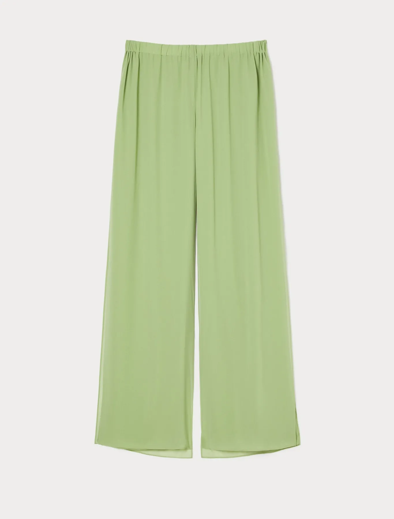 Marina Rinaldi Pantalon en georgette VERTOLIVE Outlet