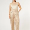 Marina Rinaldi Pantalon en jacquard MIEL Discount