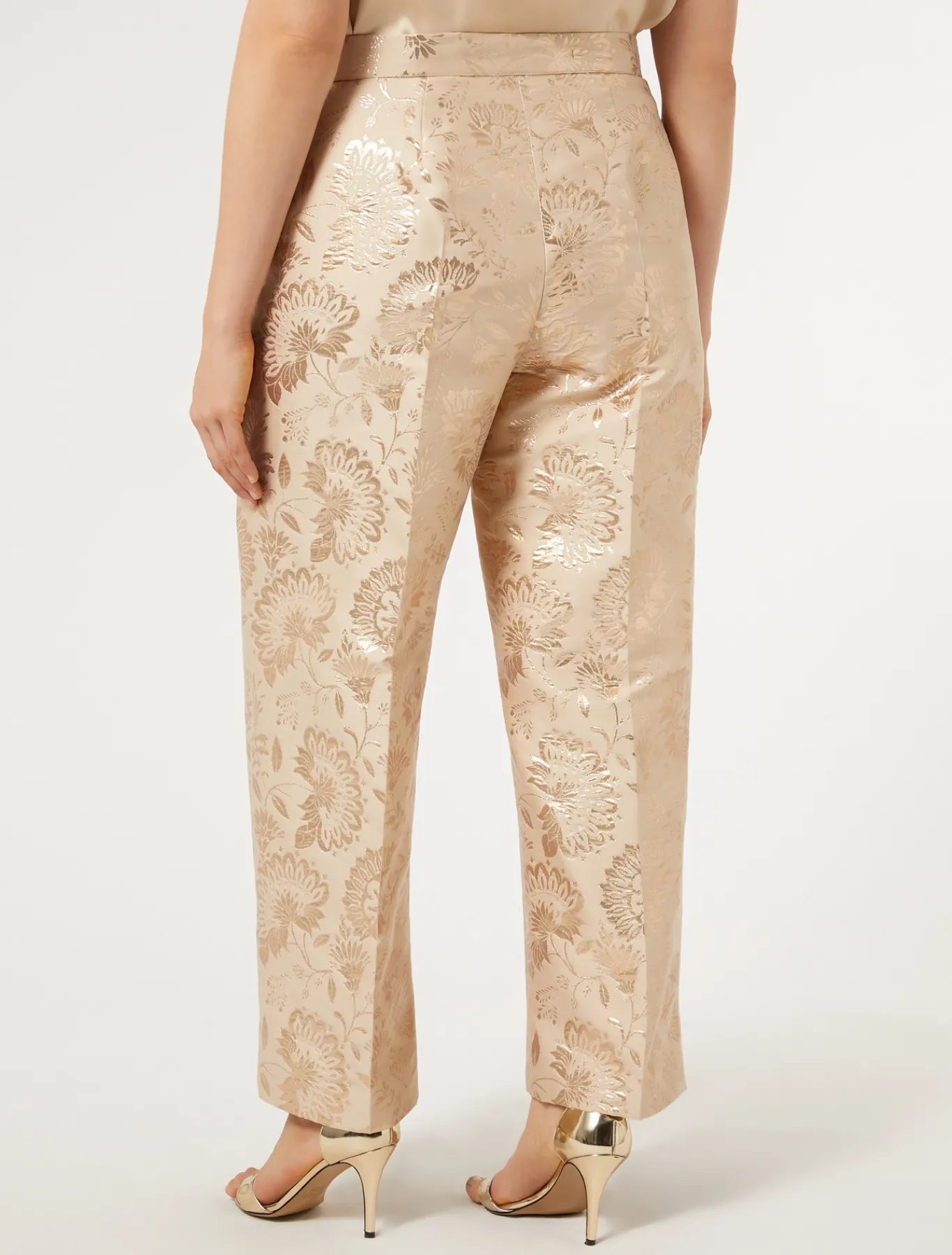 Marina Rinaldi Pantalon en jacquard MIEL Discount