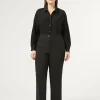 Marina Rinaldi Pantalon en jacquard lurex NOIR New