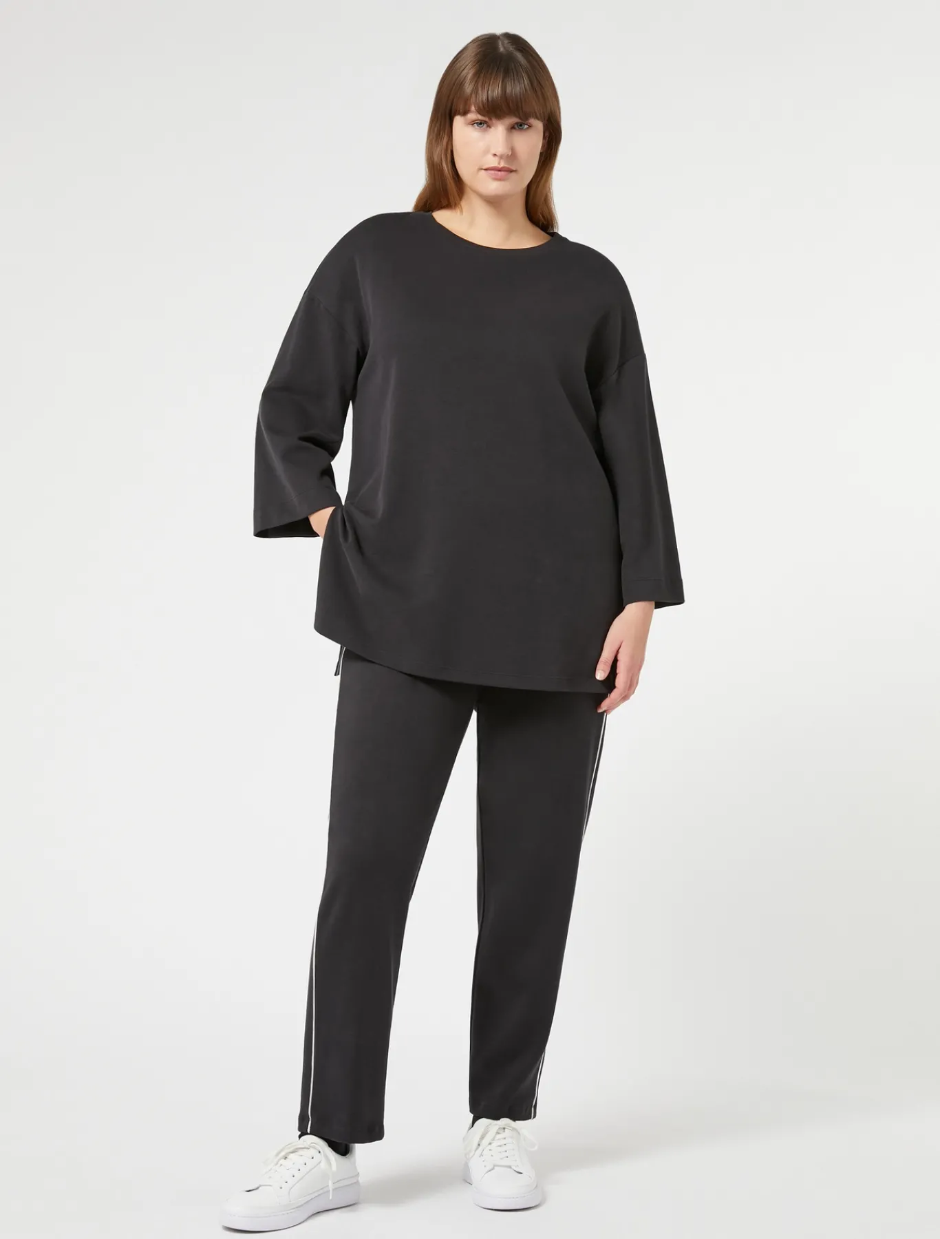 Marina Rinaldi Pantalon en jersey NOIR Discount