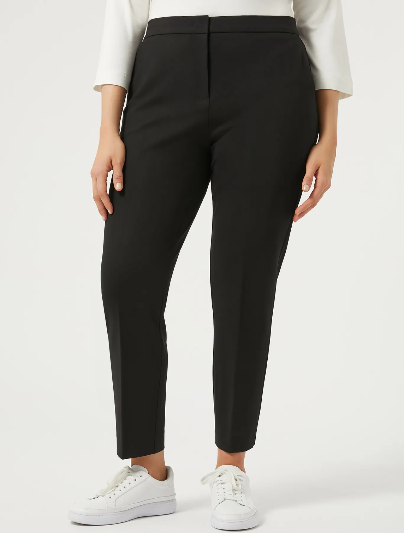 Marina Rinaldi Pantalon en jersey NOIR Clearance