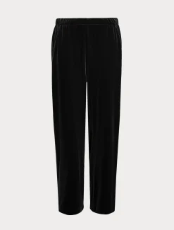 Marina Rinaldi Pantalon en jersey de velours NOIR Best