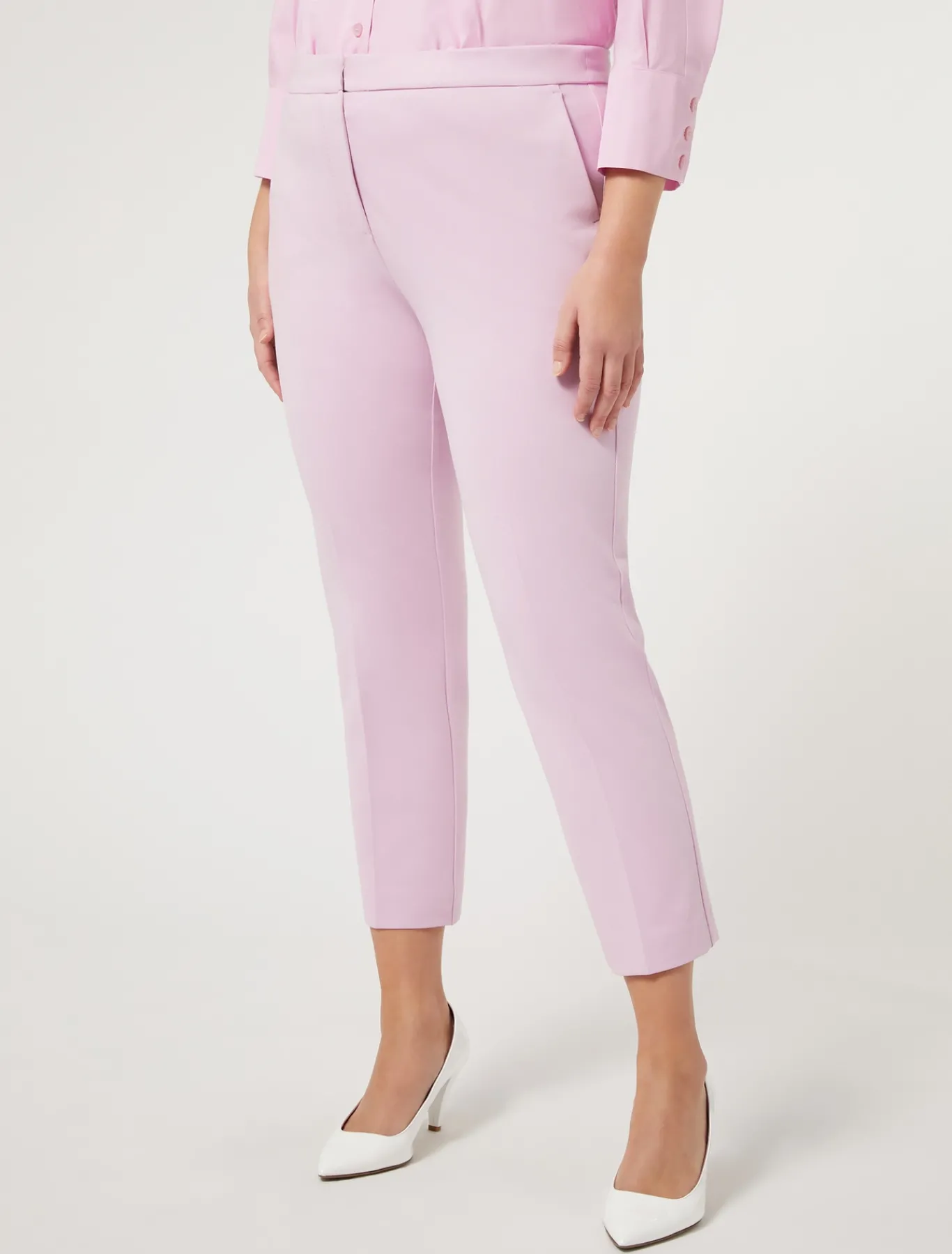 Marina Rinaldi Pantalon en jersey double ROSE Clearance