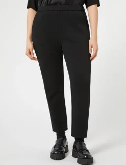 Marina Rinaldi Pantalon en jersey double NOIR Outlet
