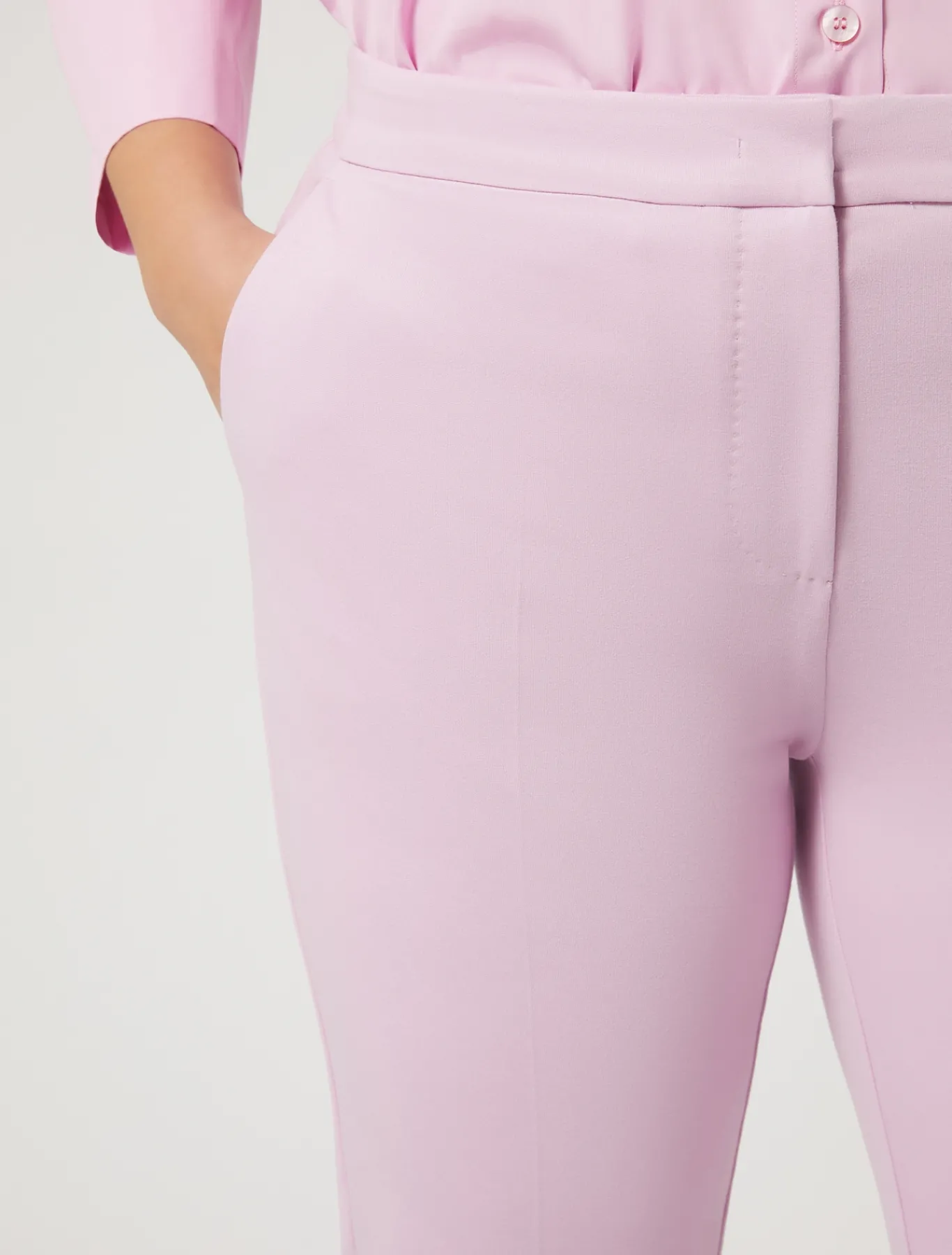 Marina Rinaldi Pantalon en jersey double ROSE Clearance