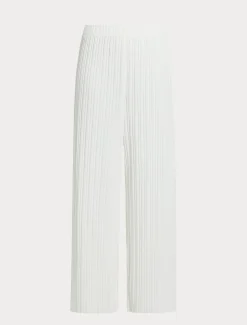 Marina Rinaldi Pantalon en jersey plissé BLANC New