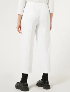 Marina Rinaldi Pantalon en jersey point Milano BLANC Hot
