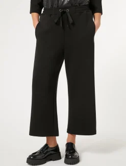 Marina Rinaldi Pantalon en jersey scuba NOIR Clearance