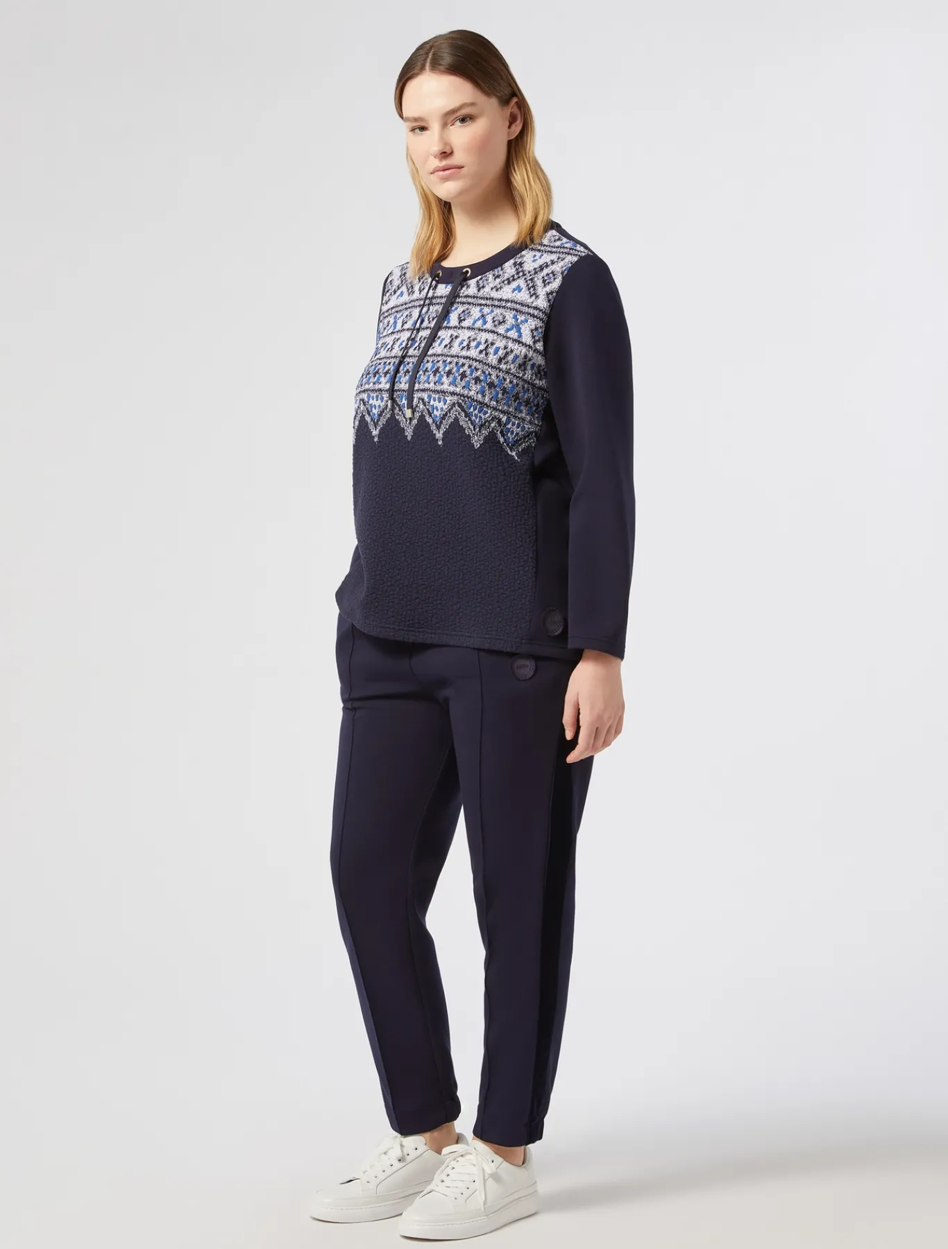 Marina Rinaldi Pantalon en jersey scuba BLEUMARINE Best