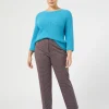 Marina Rinaldi Pantalon en jersey teint en fil MANDARINE Outlet