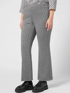 Marina Rinaldi Pantalon en jersey teint en fil NOIR Hot