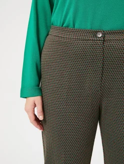 Marina Rinaldi Pantalon en jersey teint en fil CAFE Fashion