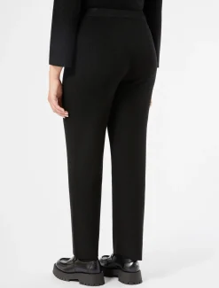 Marina Rinaldi Pantalon en laine et lurex NOIR Best