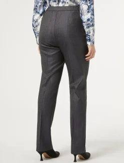 Marina Rinaldi Pantalon en laine et soie BLEUJEANS Online