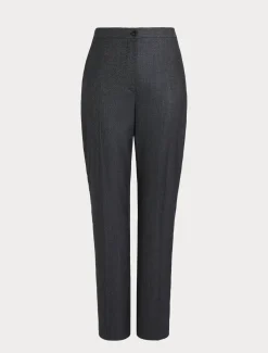 Marina Rinaldi Pantalon en laine et soie BLEUJEANS Online