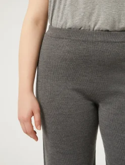 Marina Rinaldi Pantalon en laine mélangée GRISBLEU Outlet