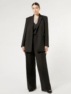 Marina Rinaldi Pantalon en levantine avec strass NOIR Clearance