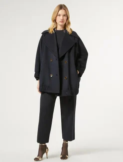 Marina Rinaldi Pantalon en maille BLEUNUIT Discount