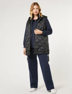 Marina Rinaldi Pantalon en molleton de coton stretch BLEU Best