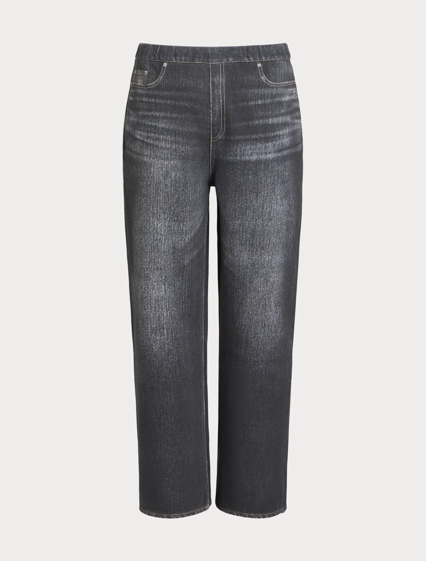 Marina Rinaldi Pantalon en molleton imprimé NOIR Fashion