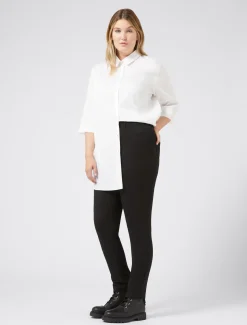 Marina Rinaldi Pantalon en point Milano NOIR Best