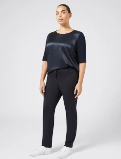 Marina Rinaldi Pantalon en point Milano BLEUNUIT New