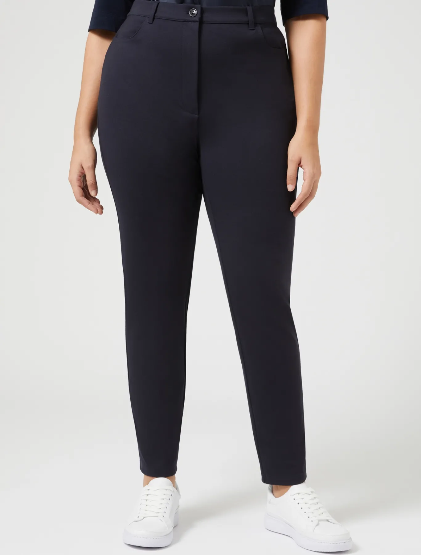 Marina Rinaldi Pantalon en point Milano BLEUNUIT New
