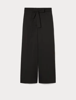 Marina Rinaldi Pantalon en popeline de coton NOIR Best