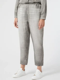 Marina Rinaldi Pantalon en satin GRISMOYEN Sale